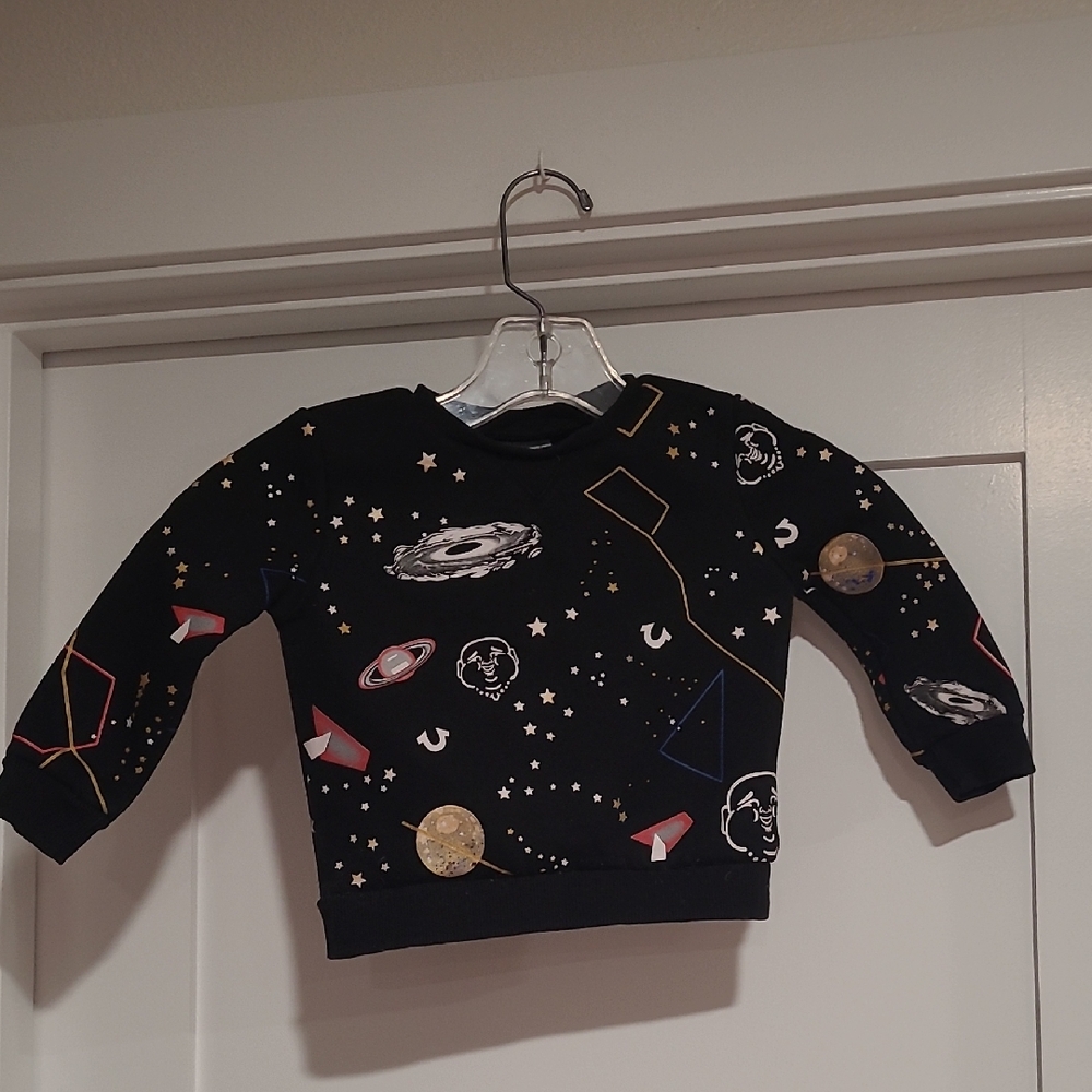 True Religion Kids Black Cosmic Sweatshirt